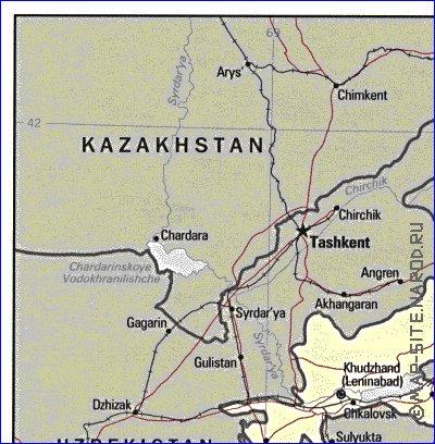 Administratives carte de Tadjikistan