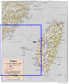 Administrativa mapa de Republica da China em ingles