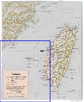 Administrativa mapa de Republica da China em ingles