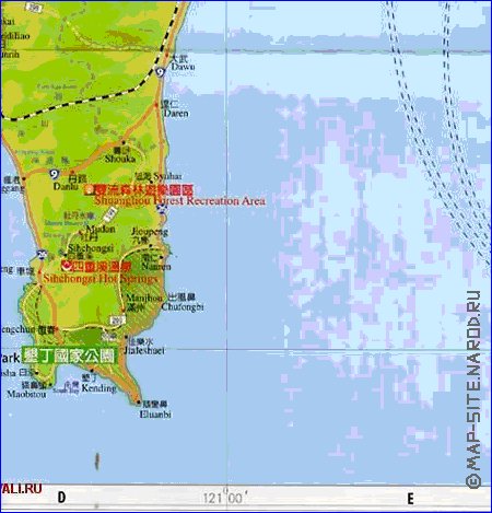 carte de Republique de Chine en langue chinoise