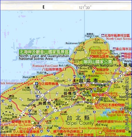 carte de Republique de Chine en langue chinoise