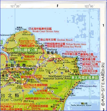 carte de Republique de Chine en langue chinoise