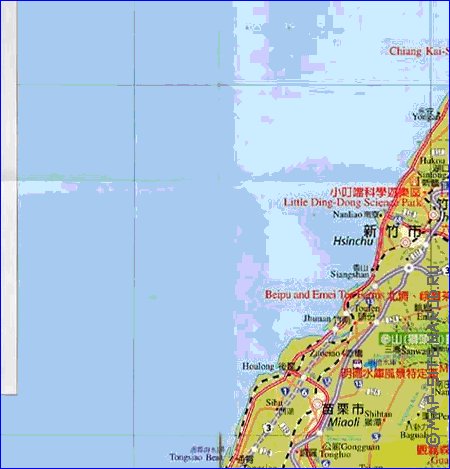 mapa de Republica da China em chines