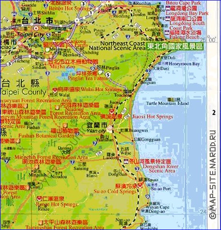 carte de Republique de Chine en langue chinoise