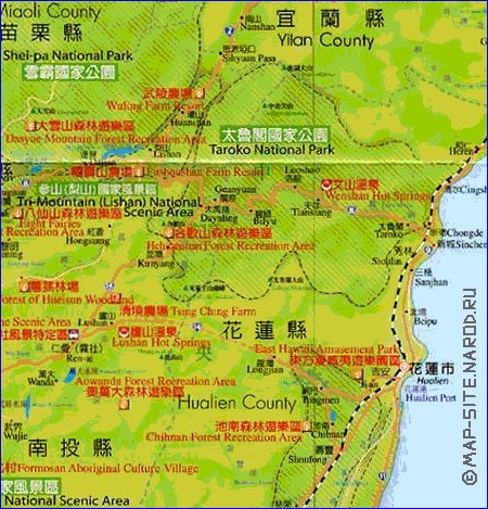 mapa de Republica da China em chines