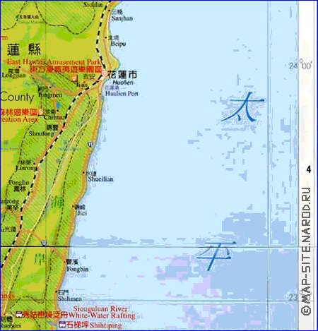 carte de Republique de Chine en langue chinoise