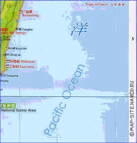 carte de Republique de Chine en langue chinoise