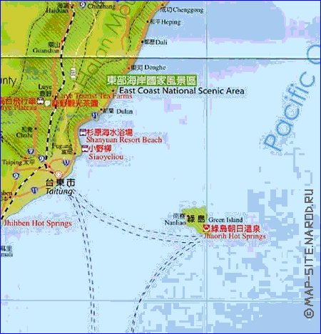 carte de Republique de Chine en langue chinoise