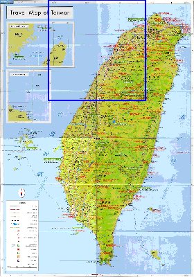 carte de Republique de Chine en langue chinoise