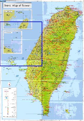 carte de Republique de Chine en langue chinoise