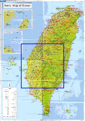 carte de Republique de Chine en langue chinoise