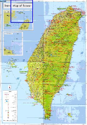 carte de Republique de Chine en langue chinoise