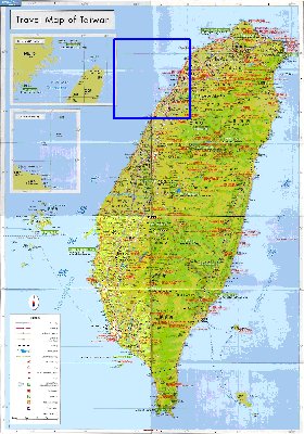 mapa de Republica da China em chines