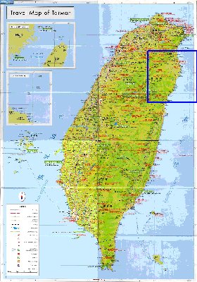 carte de Republique de Chine en langue chinoise