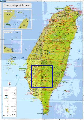 carte de Republique de Chine en langue chinoise