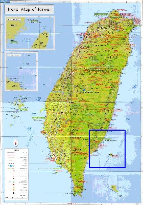 carte de Republique de Chine en langue chinoise