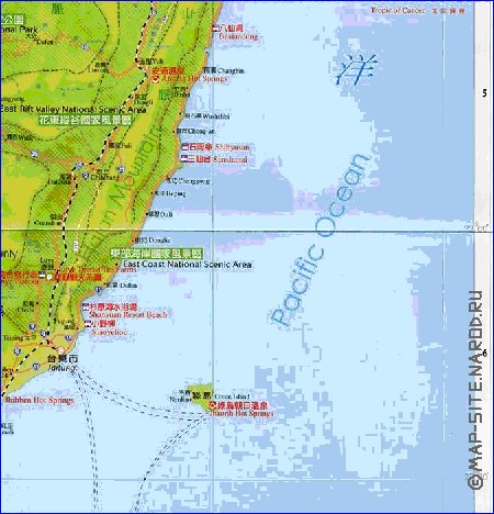 carte de Republique de Chine en langue chinoise