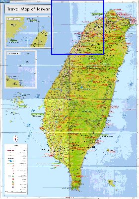 carte de Republique de Chine en langue chinoise