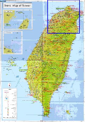 carte de Republique de Chine en langue chinoise