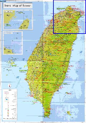 carte de Republique de Chine en langue chinoise