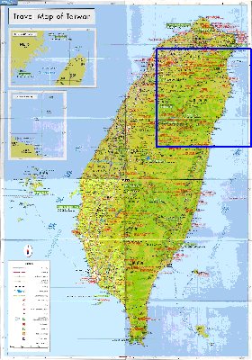 carte de Republique de Chine en langue chinoise