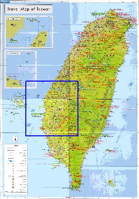 carte de Republique de Chine en langue chinoise