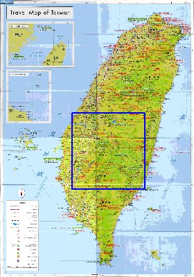 carte de Republique de Chine en langue chinoise