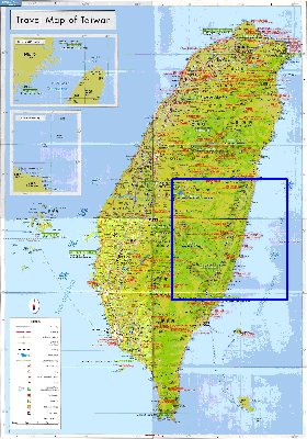 carte de Republique de Chine en langue chinoise