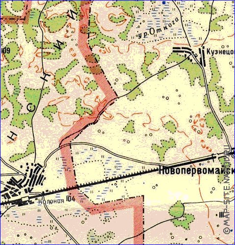 Спутниковая карта татарского района