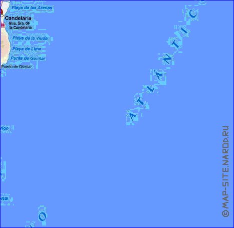 carte de Tenerife en espagnol