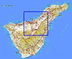 carte de Tenerife en espagnol