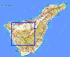 carte de Tenerife en espagnol