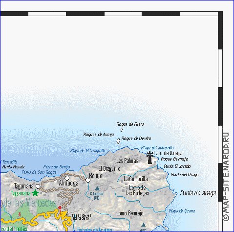 carte de Tenerife