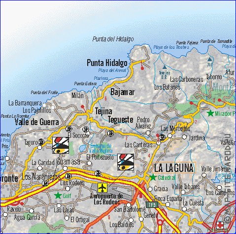 carte de Tenerife