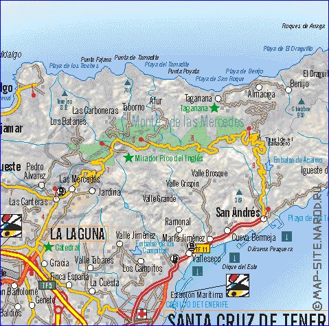 carte de Tenerife