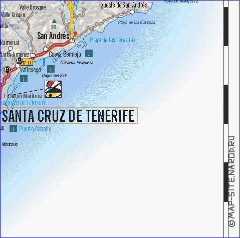 carte de Tenerife