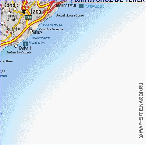 carte de Tenerife