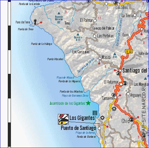 carte de Tenerife