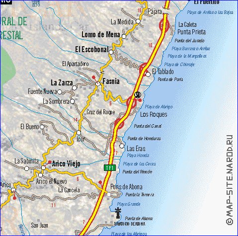 carte de Tenerife