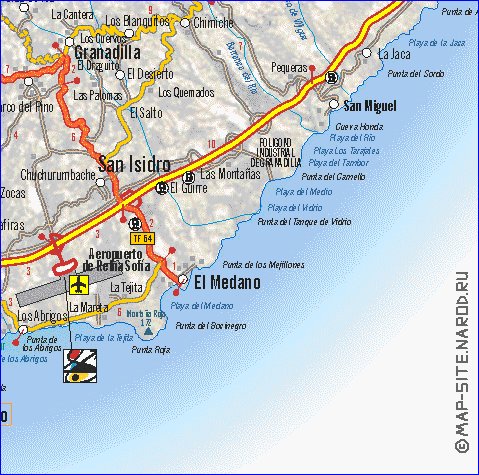 carte de Tenerife