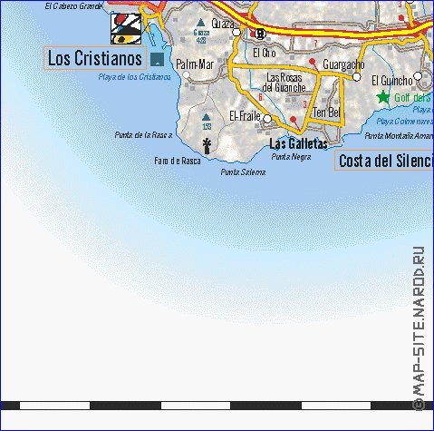 carte de Tenerife