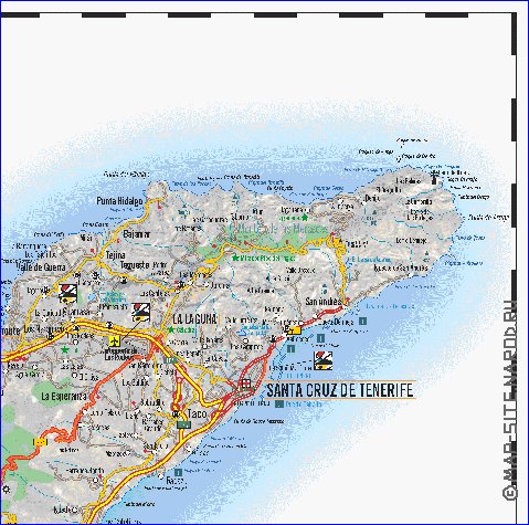 carte de Tenerife