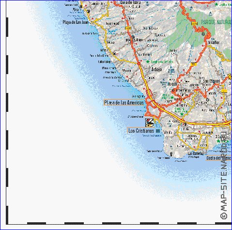 carte de Tenerife