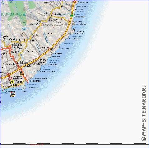 carte de Tenerife