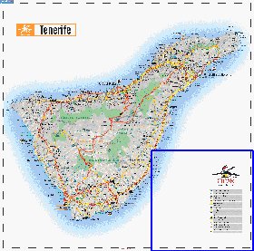 carte de Tenerife