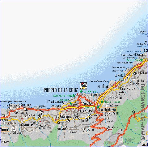 carte de Tenerife