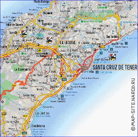 carte de Tenerife