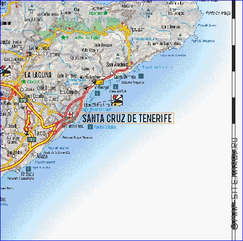 carte de Tenerife