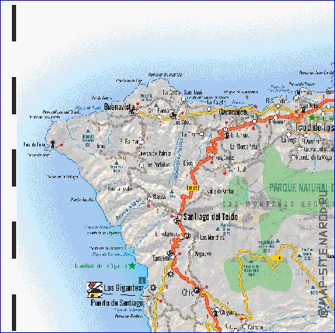 carte de Tenerife