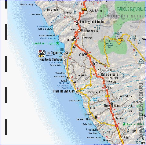 carte de Tenerife